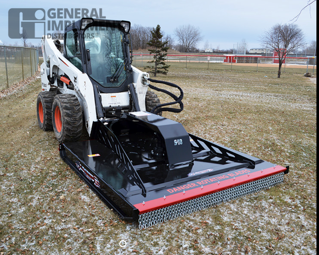 SKID STEER DIRECT DRIVE BRUSH MOWER