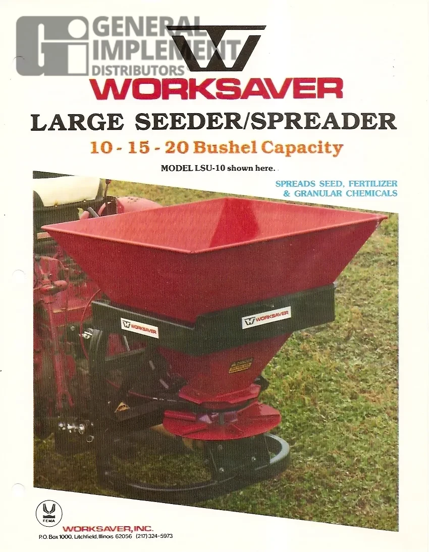 Worksaver SEEDERS